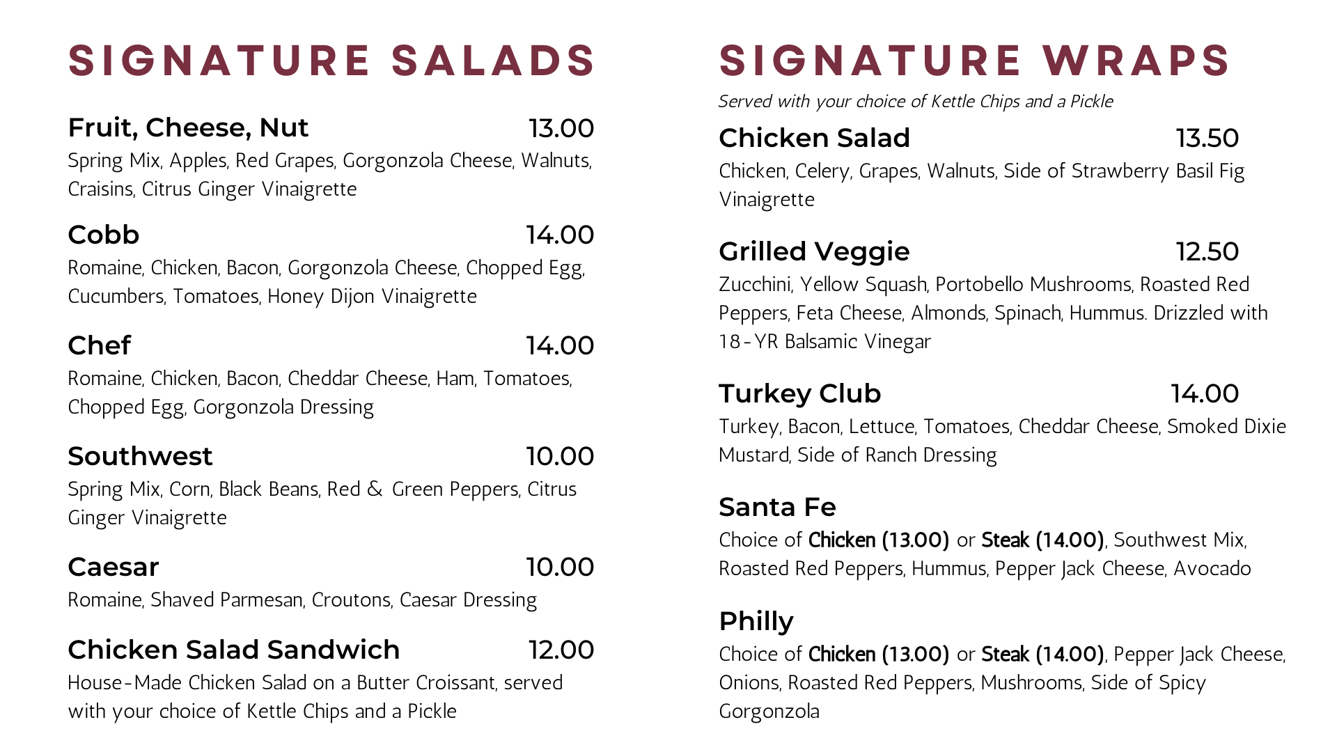 Signature salads.zip - Lunch