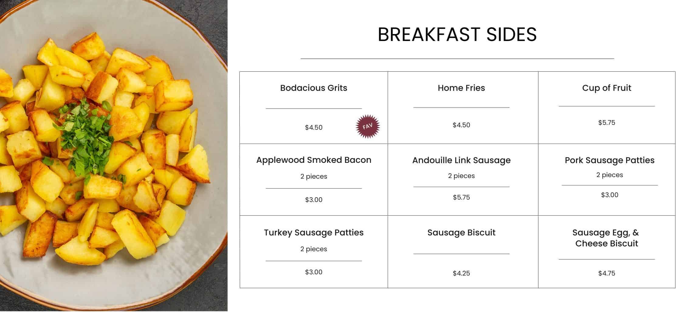 Golden roasted breakfast potatoes with herbs, perfect for a hearty start to the day.