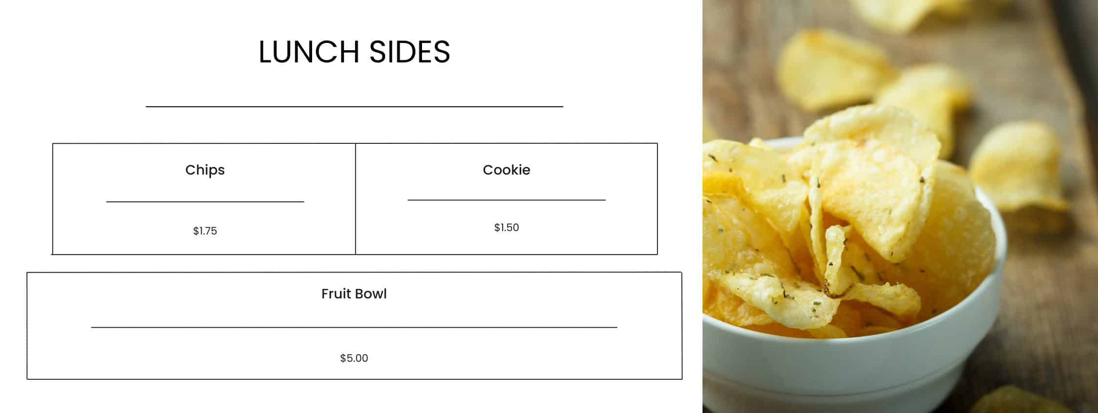 Crispy potato chips in a white bowl with seasoning, close-up on wooden surface perfect for snack, lunch, or side dish SEO-friendly potato snack image ALT text.